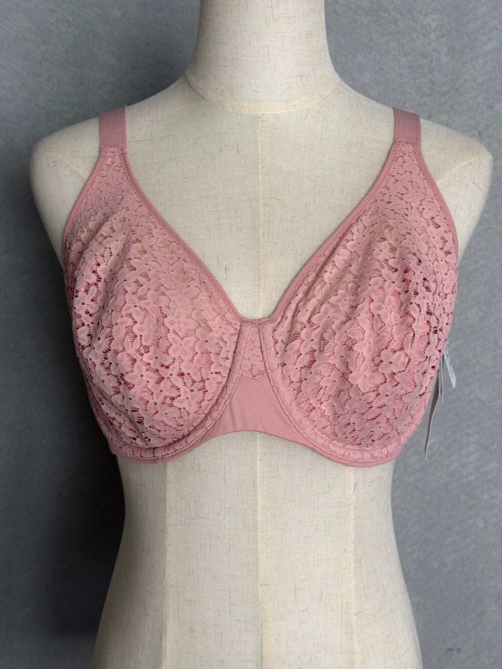 Chantelle Norah Molded Bra Underwire Lined in Pink Women's 38DD NEW
